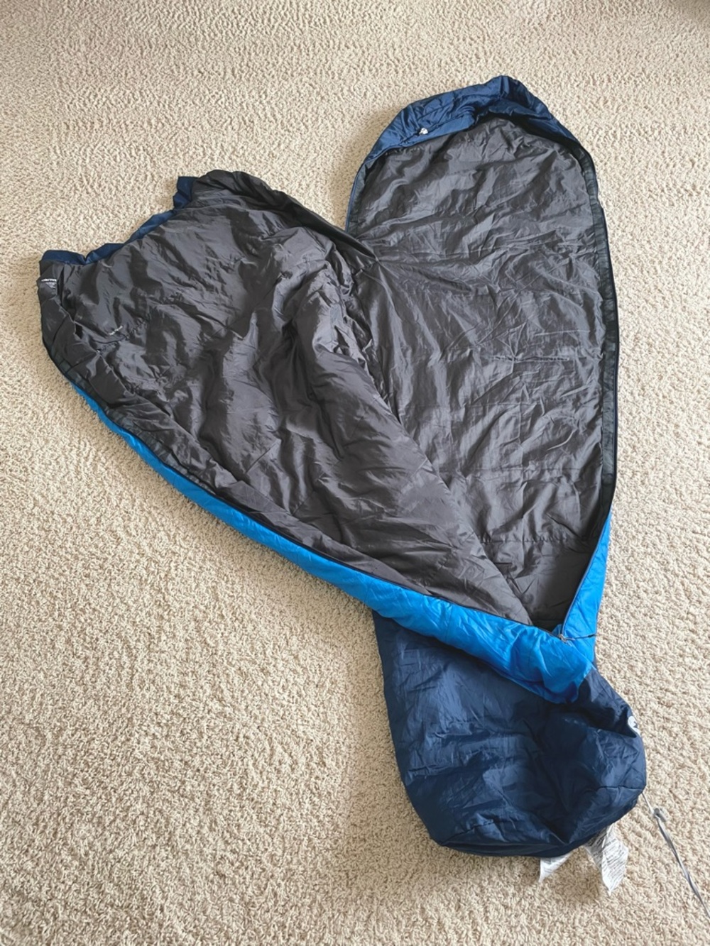 Marmot Trestles 15 Regular Length Sleeping Bag Lightweight Packable Backpacking - Picture 12 of 15